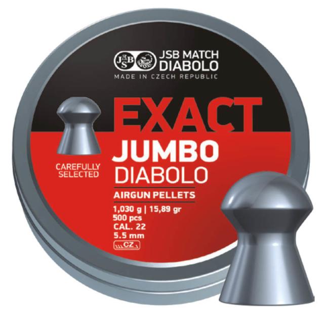 Сaчми Exact Jumbo Diabolo - 1,030g/5.5mm, 500 бр