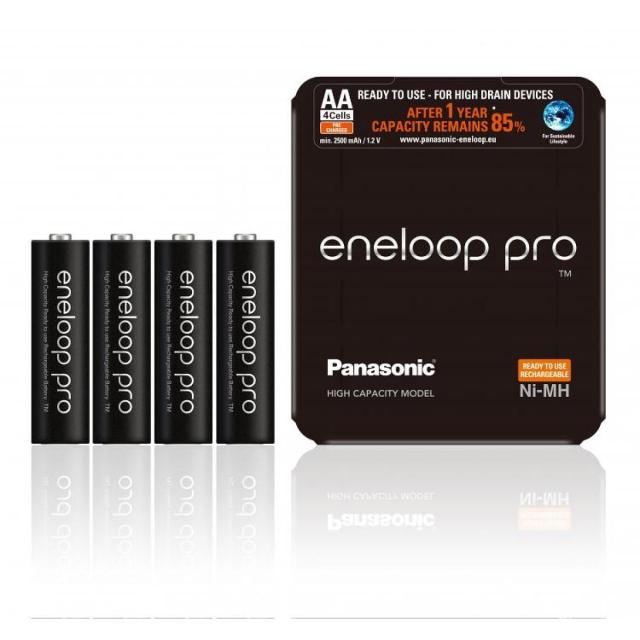 Акумулаторни батерии Panasonic Eneloop - Pro AA, 4 бр.