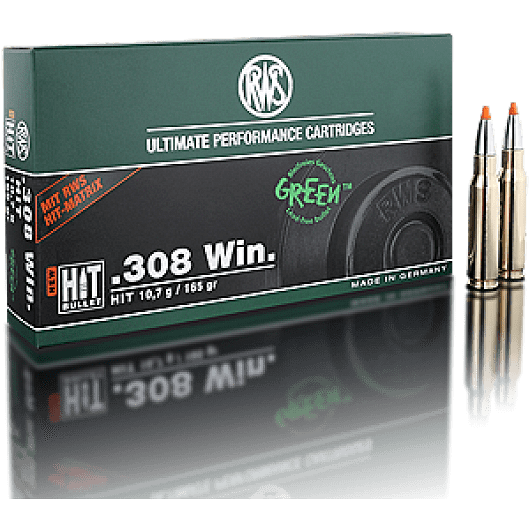 RWS .308 Win. HIT GREEN - 10,7 g /165 GRS