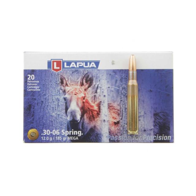 Патрони Lapua Mega - 30-06 12 g, 185 gr