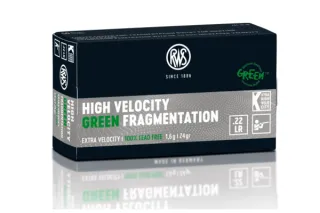 RWS 22lr High Velosity Green Fragmentation 1,6гр.