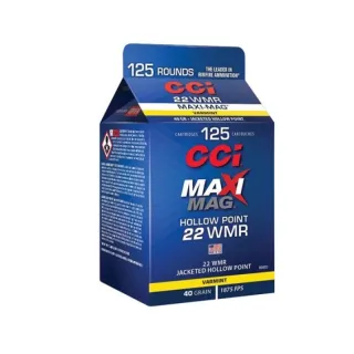 CCI 22WMR HP MaxiMag 40gr/125psc
