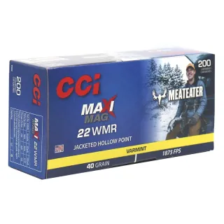 CCI 22WMR MaxiMag JHP Meat Eater 40gr/200psc