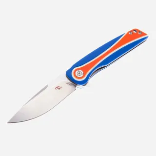 Сгъваем нож  CH KNIVES 3511 D2 G-10 Blue/Orange