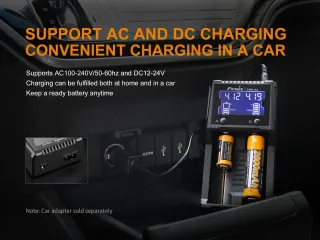 Зарядно за батерии Fenix АРЕ А2 Dual Channel