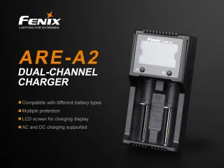 Зарядно за батерии Fenix АРЕ А2 Dual Channel