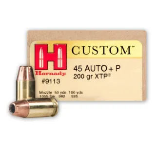 Патрони Hornady .45 ACP+P XTP 200gr