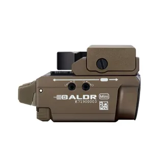 Пистолетен фенер с лазерен прицел Olight BALDR Mini 600lm  Desert Tan