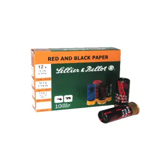 Sellier & Bellot Red and Black Paper 12/70 №3 35.4 гр.