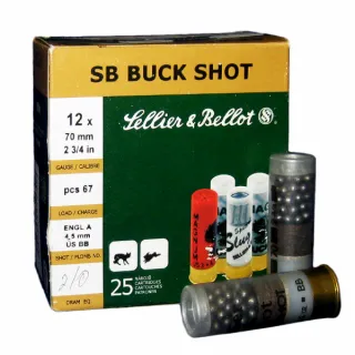 Sellier & Bellot SB Buck Shot 12/70 4.5 mm. 36 гр.