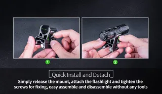 Монтаж за фенер Nextorch RM87 Magnetic 23mm-26,5mm