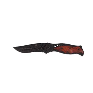 Сгъваем джобен нож Fox Outdoor с чирени от дърво 44823