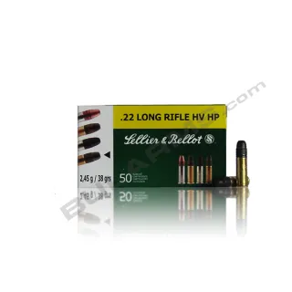 Sellier&Bellot .22 LR HV HP 2,45 g