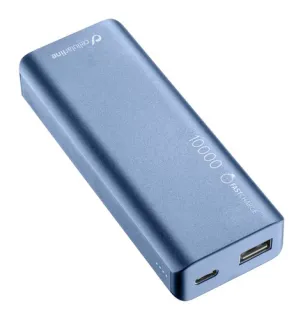 Power bank Cellularline Ultra Slim 10000mAh синя
