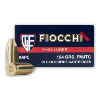 Патрони Fiocchi 9Х19 Luger FMJTC 123 gr.