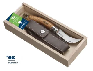Нож Opinel 8 за гъби в кутия Савойски златен дъб