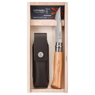 Нож Opinel Inox No.8 в кутия маслина