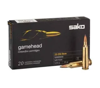 Sako 22-250Rem SP Gamehead 3,5гр 55gr 110G
