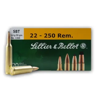 Sellier&Bellot 22-250Rem SBT 3.6гр/55gr