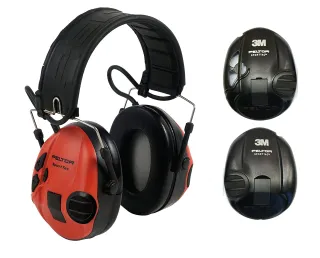 Антифони  Peltor™ Sportrac MT16H210F-478 Черно-Червено
