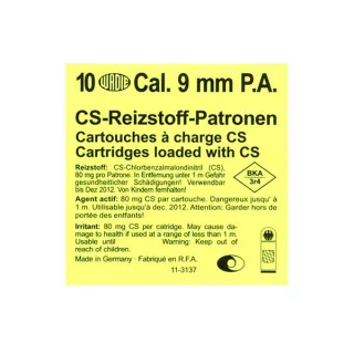 Газови патрони WADIE 9mm P.A. CS