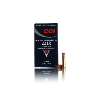 CCI QUIET-22 22LR Segmented HP 40 gr.