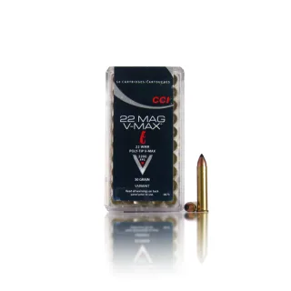 CCI  22 WMR  V-Max Poly-tip 30 gr.