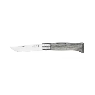 Нож Opinel Inox No.8 ламинат бреза сив