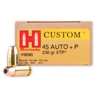Патрони Hornady .45 ACP+P XTP 230gr