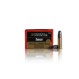 Federal Premium 22lr Target Solid 40 gr.