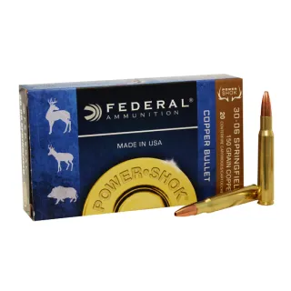 Federal 30-06 Copper HP 9.7g
