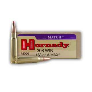 Hornady .308 WIN MATCH 168gr A-MAX