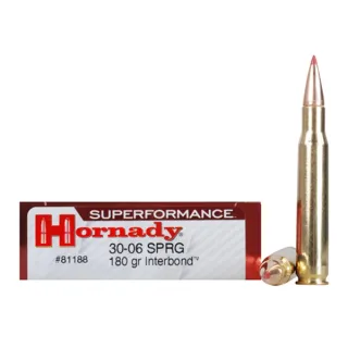Hornady 30-06 SPRG SUPERFORMANCE 180gr Interbond