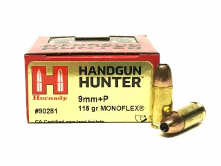 Hornady 9x19 +P 115gr MonoFlex HH 25бр