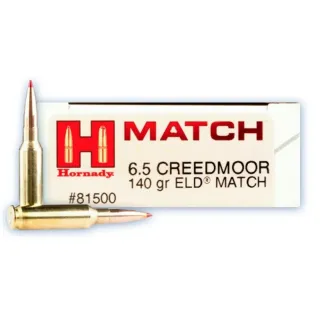 Hornady 6,5Creedmoor 140gr ELD Match 81500