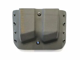 Холдър двоен двуредов Condition Red kydex OWB- за метални пълнители