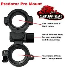 Монтаж за фенер SniperHog регулируем Adjustable Mount
