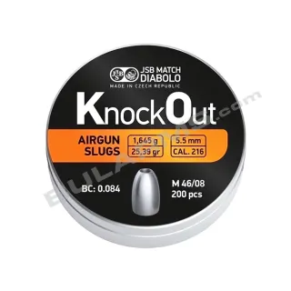 Чашки JSB Knock Out Slug .216 5.5mm/200