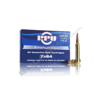 Патрони PPU 7x64 PSP BT 11,3 g