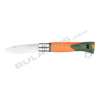 Opinel №12 EXPLORE Orange с пинсета за кърлежи
