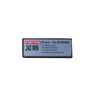 ORYX .243 WIN 6.5 g №20160082