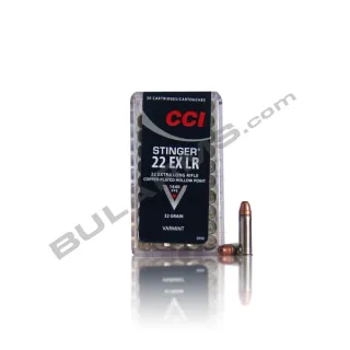 CCI Stinger 22 EX LR Copper plated HP 32 gr.