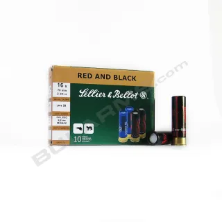 Sellier & Bellot Red and Black 16/70 9/0 6,22 mm 30,1 g