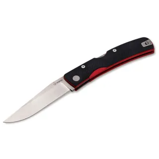 Сгъваем нож Manly Peak G10 black/red D2 Two hand