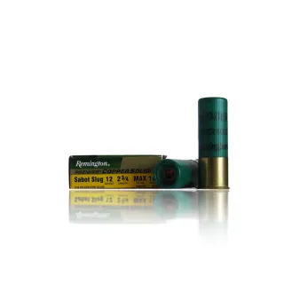 Remington Premier Copper Solid 12/70 Hollow Point Magnum Sabot Slug PR12CS