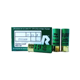 Rio 50 Game Load 12/70 No:7 34gr. 2.5 mm концентратор
