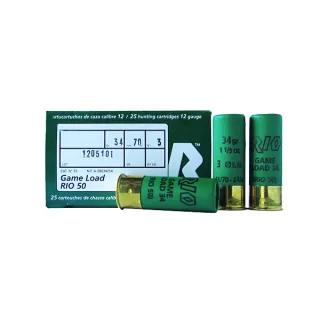 Rio 50 Game Load 34 12/70 No:3 34gr. 3.5 mm концентратор