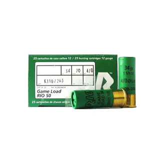 Rio 50 Game Load 34 12/70 4/0 34gr. 5.0 mm концентратор