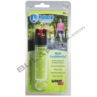 Защитен спрей SABRE RED Protector за кучета, с ключодържател.