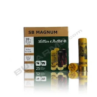 Sellier & Bellot SB Magnum 20/76  №3 3,5 mm 33,5 g